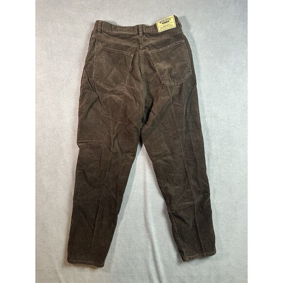 Vtg Woolrich Brown Straight Leg Corduroy Sable Pants Womens Size 12 Baggy Y2K - Picture 2 of 8